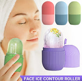 Silicone Ice Cube Roller Massager for Face