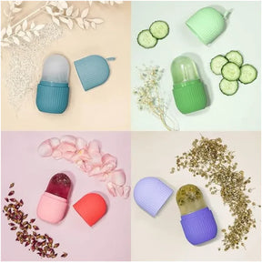 Silicone Ice Cube Roller Massager for Face