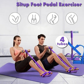 Tension Pull Stretching Rope Up Tummy Trimmer Yoga Sit